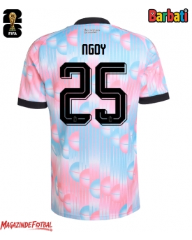 Belgia Nathan Ngoy #25 Tricou Fotbal Replică Mondial 2026 Barbati Deplasare Belgia Nathan Ngoy #25 Tricou Fotbal Replică Mondial 2026 Barbati Deplasare
